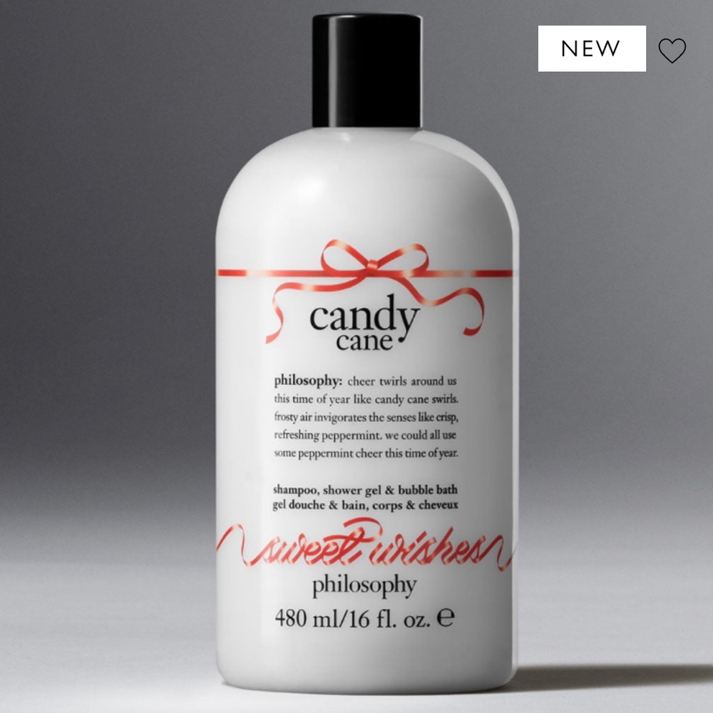 Philosophy Candy Cane Shampoo, Shower Gel  & Bubble bath